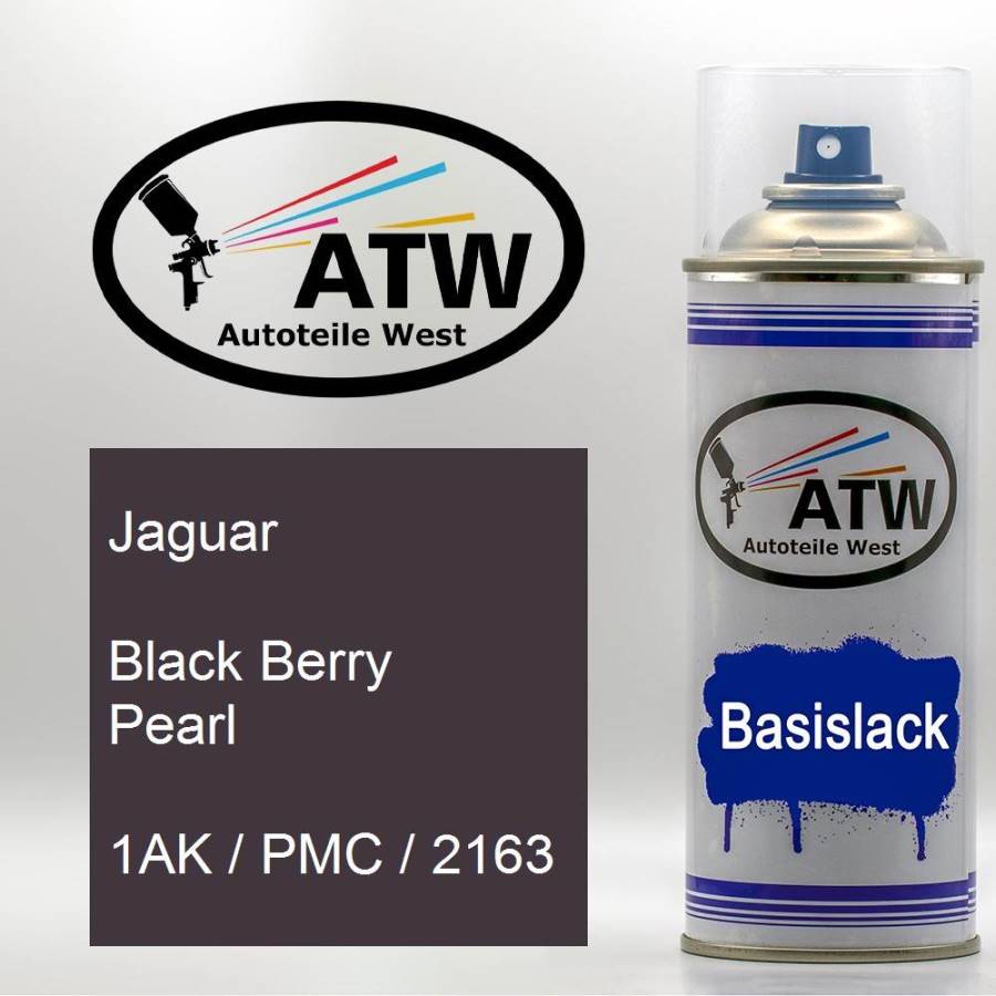 Jaguar, Black Berry Pearl, 1AK / PMC / 2163: 400ml Sprühdose, von ATW Autoteile West.